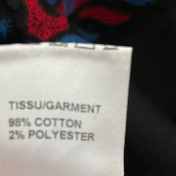 Embroidered lace structured  cap sleeves party dance cocktail dress Sz XS - Picture 8 of 11